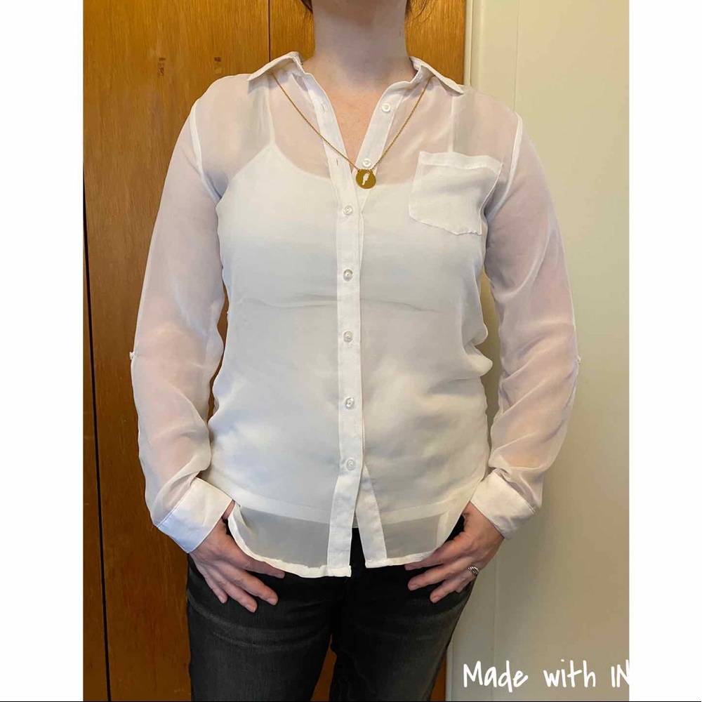 Sheer blouse
